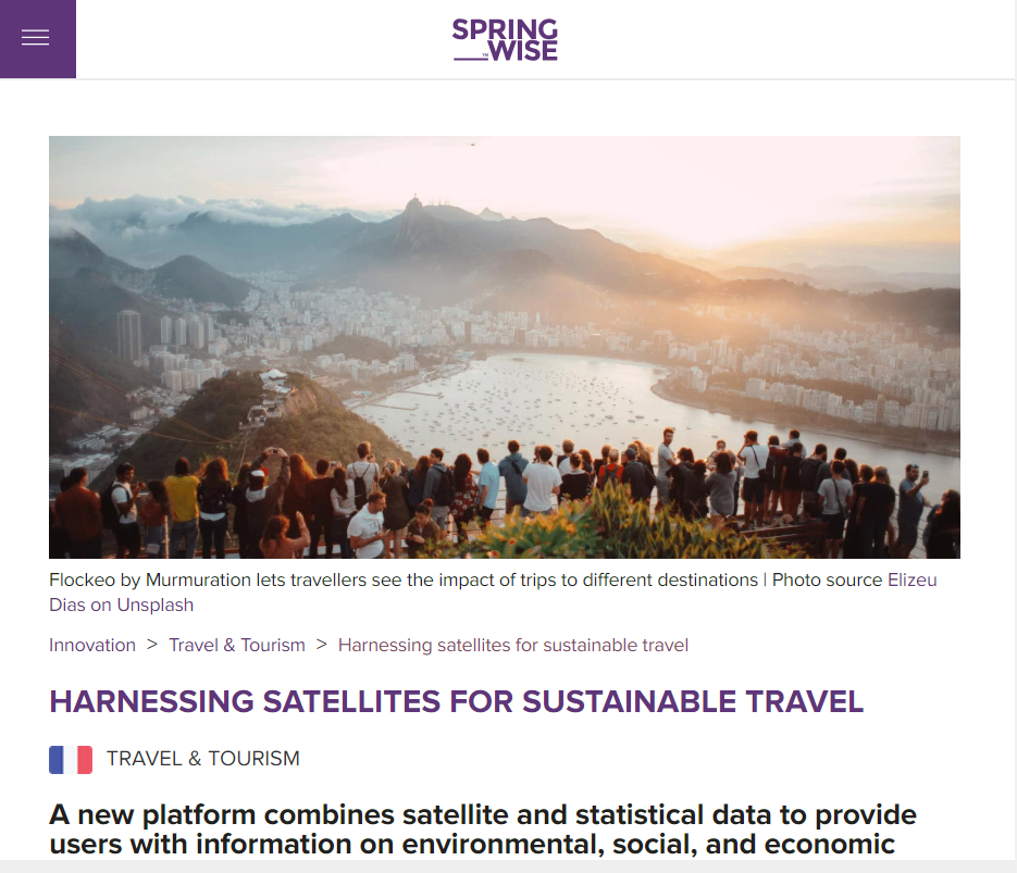 Harnessing satellites for sustainable travel