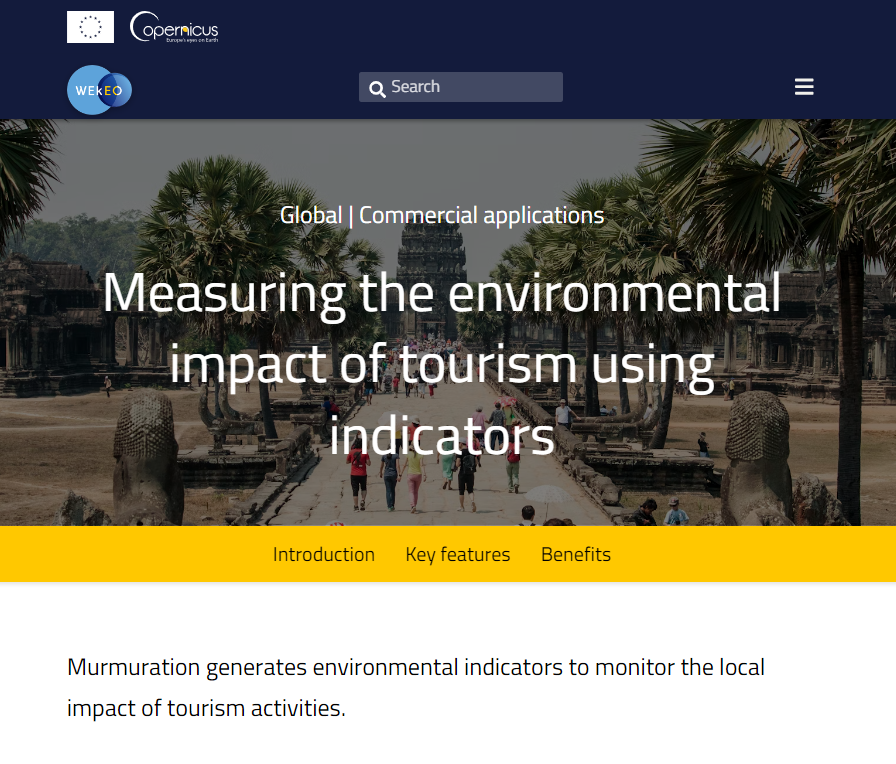 Measuring the environmental impact of tourism using indicators