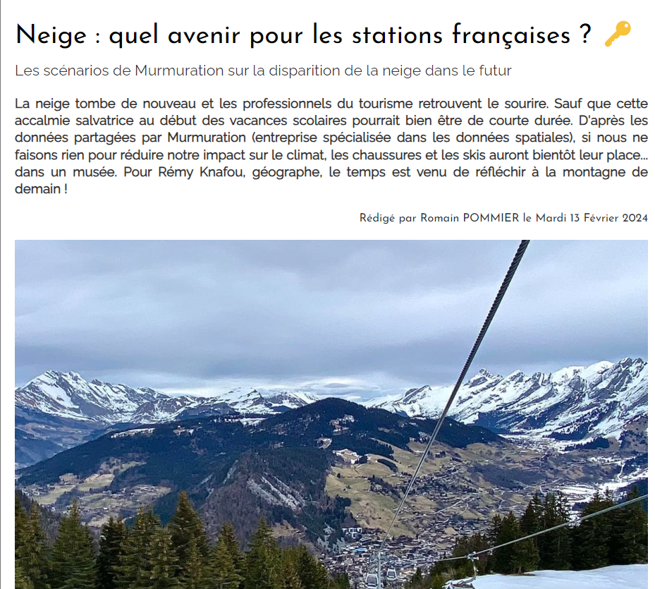 Snow: What is the future for French resorts?