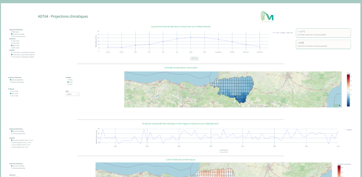 Anticipation of Climate Risks for the Departmental Tourism Agency of Pyrénées Atlantiques