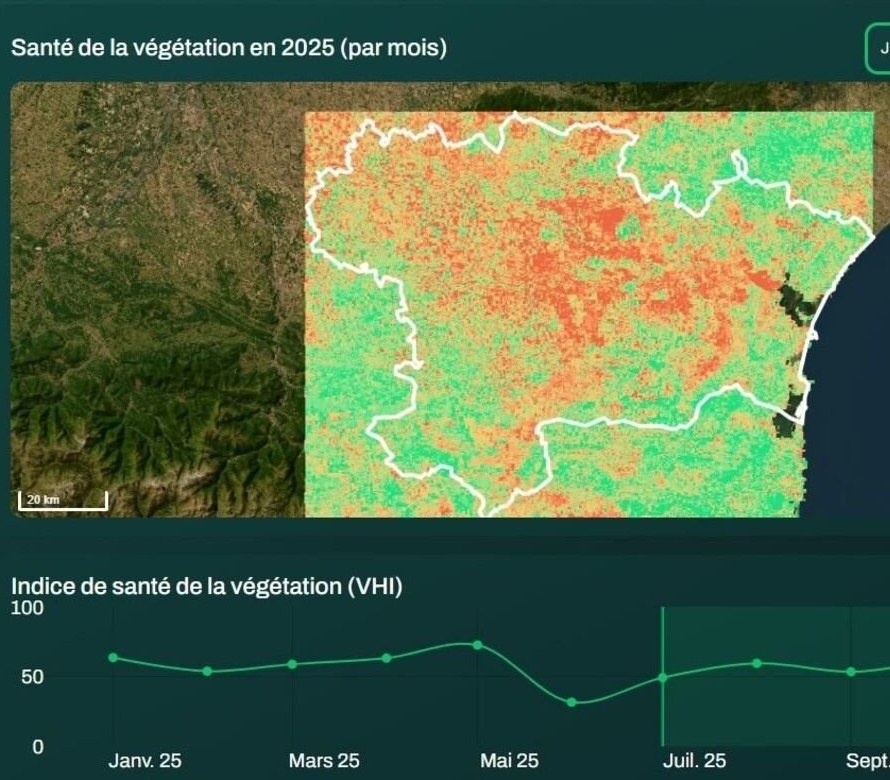 ¿Hasta dónde puede la naturaleza soportar el turismo? Esta empresa de Toulouse responde gracias a las imágenes satelitales